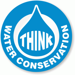 Water conservation logo icon