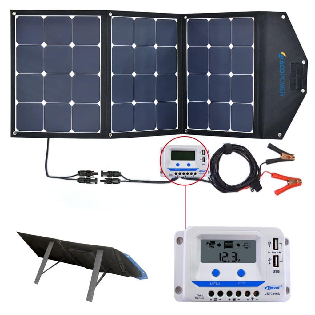 Acopower 120 W Portable Solar Panel