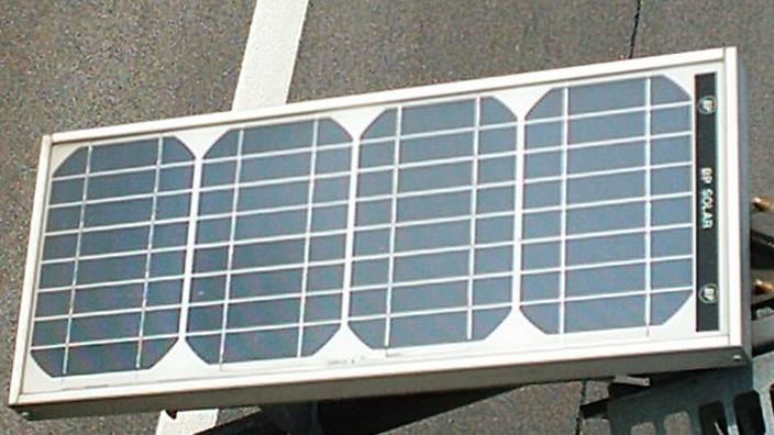 Small retail solar panel